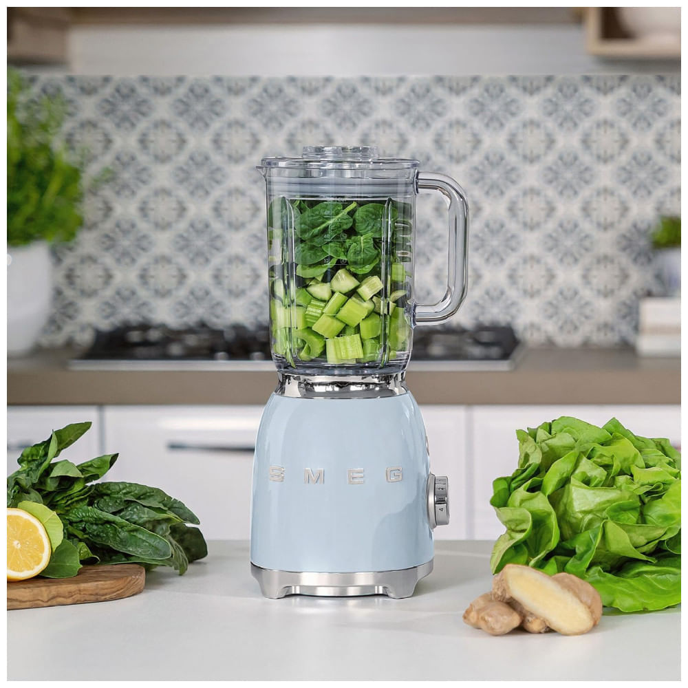 Miniatura Liquidificador de Bancada SMEG NEW Retro Pastel Blue