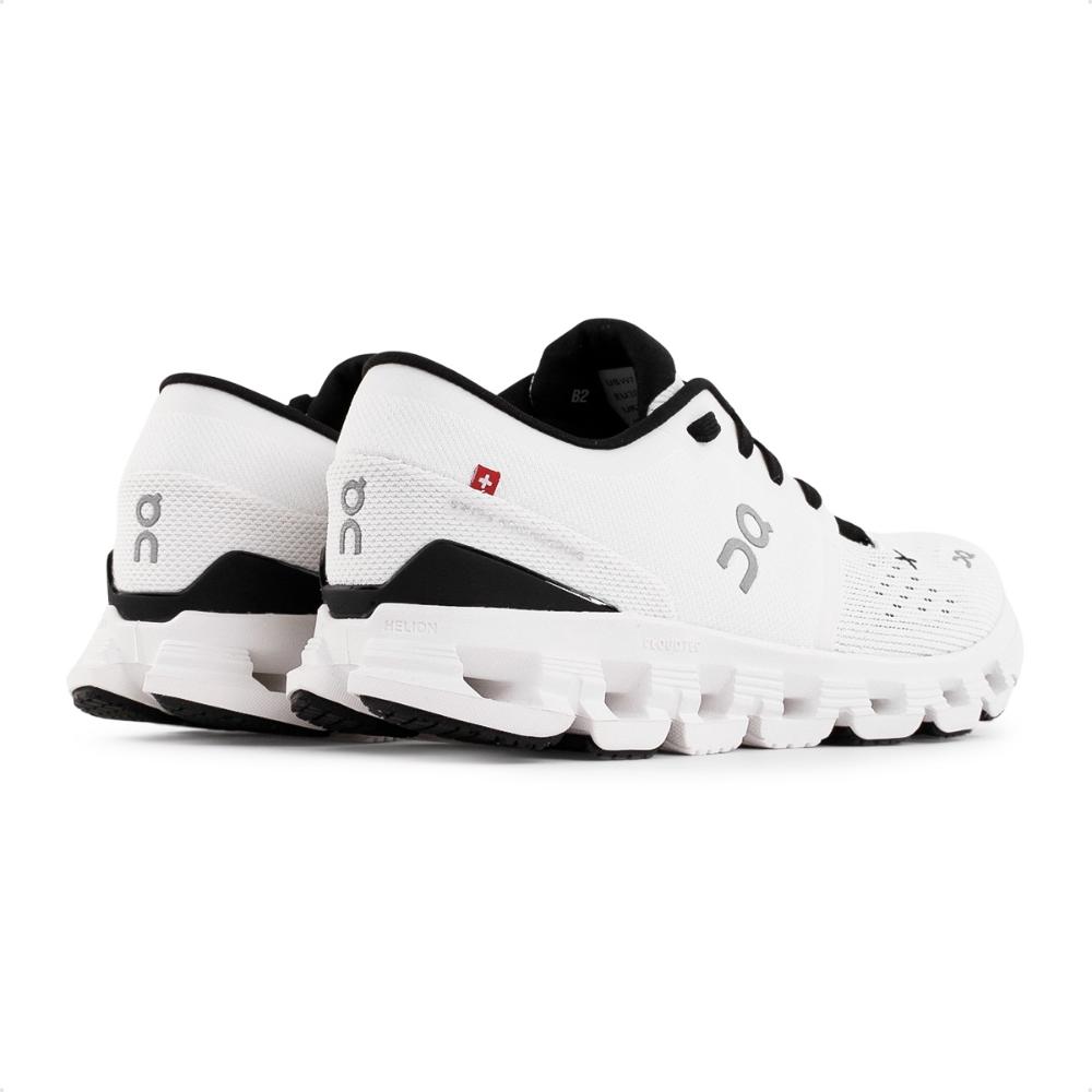 Miniatura Tênis On Running Cloud X 4 Feminino Branco / Preto - 34