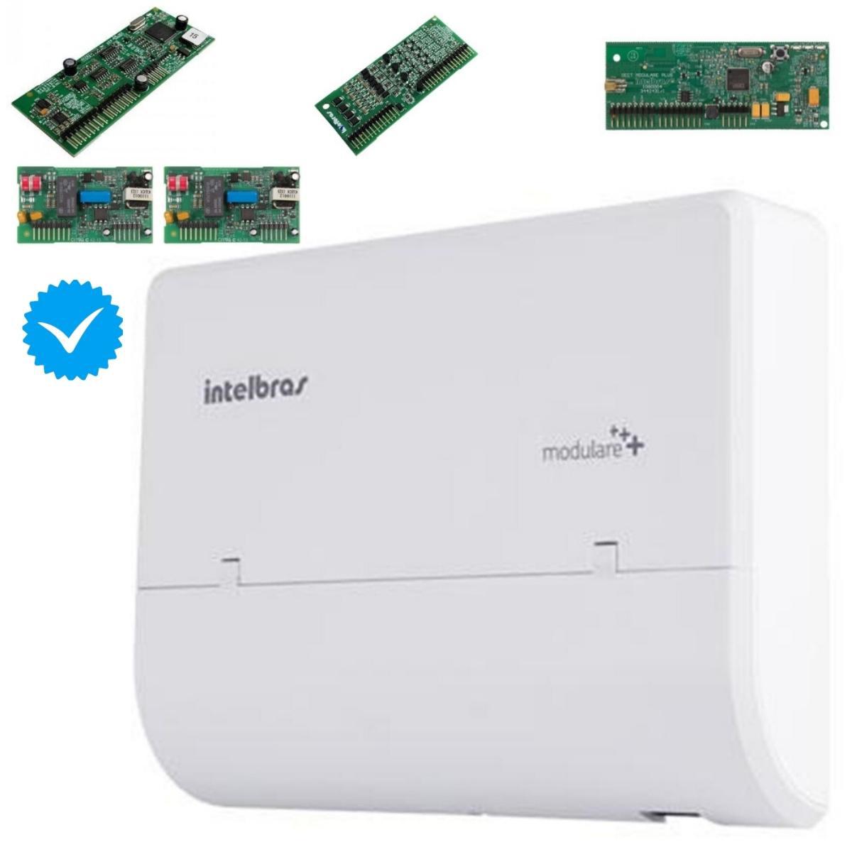 Miniatura Central Intelbras Modulare Mais 4X8 Disa Dect Combo Oficial Homologação: 1941400160