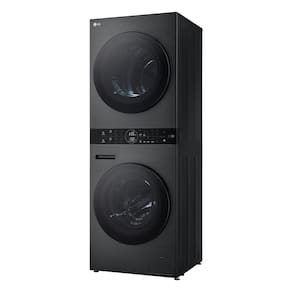 Miniatura Lavadora e Secadora LG WK14BS6 WashTower 14kg TurboWash 360° AI ThinQ Black Inox