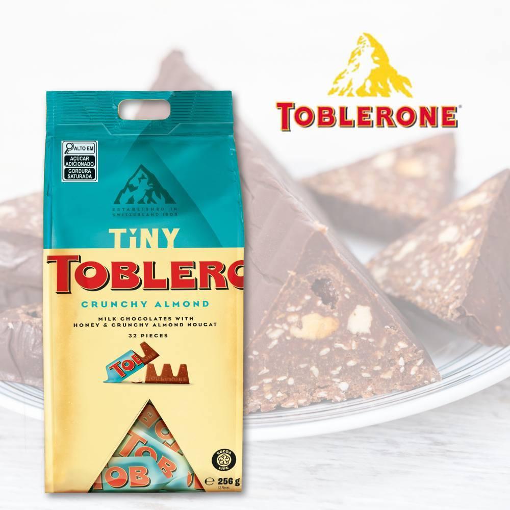 Miniatura Mini Toblerone Tiny Crunchy Almond Bag 256G