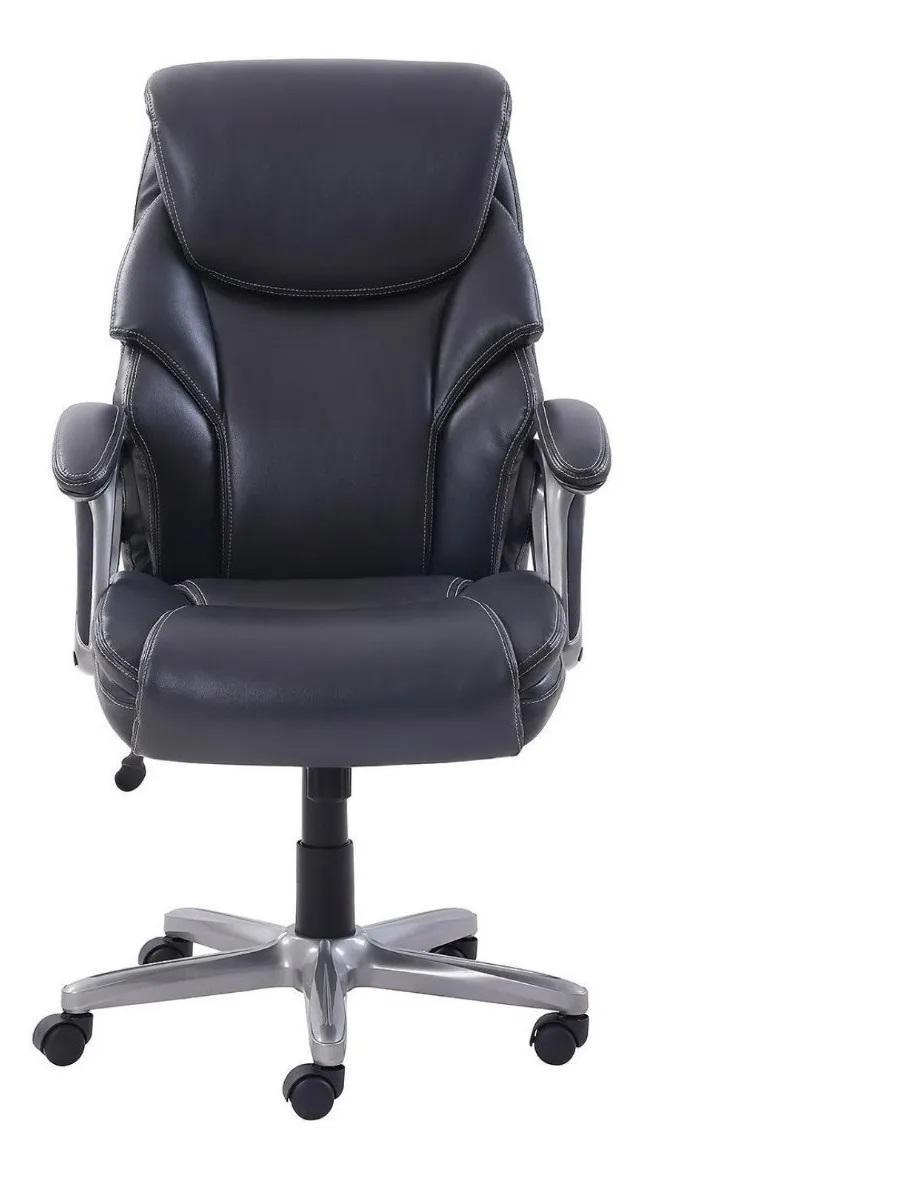 Miniatura Cadeira Executiva Presidente Preta Luxo & Conforto - Serta
