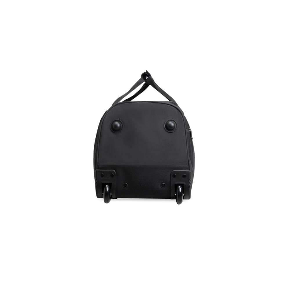 Miniatura Bolsa de Viagem Masculina de Rodinhas Grande BG Mesh Preta Preto - G