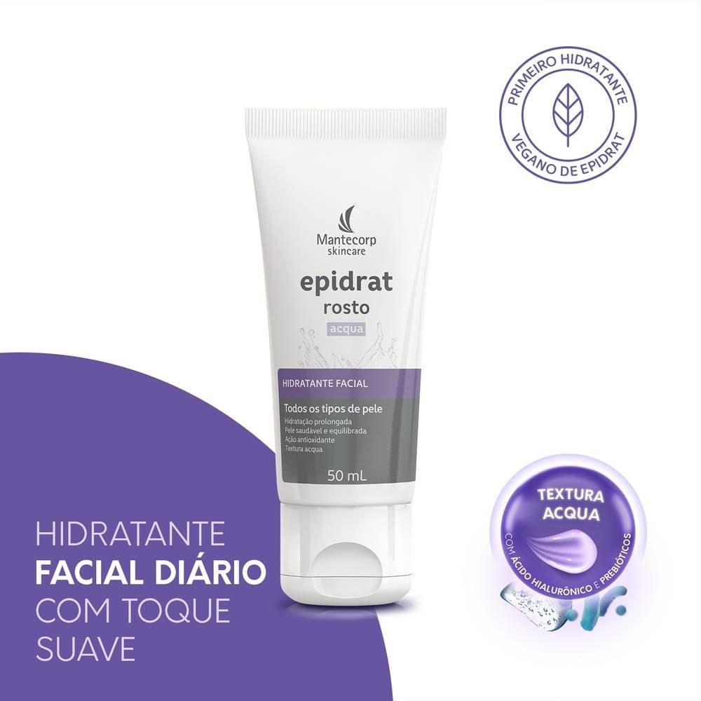 Miniatura Hidratante Facial Epidrat Rosto Acqua 50ml