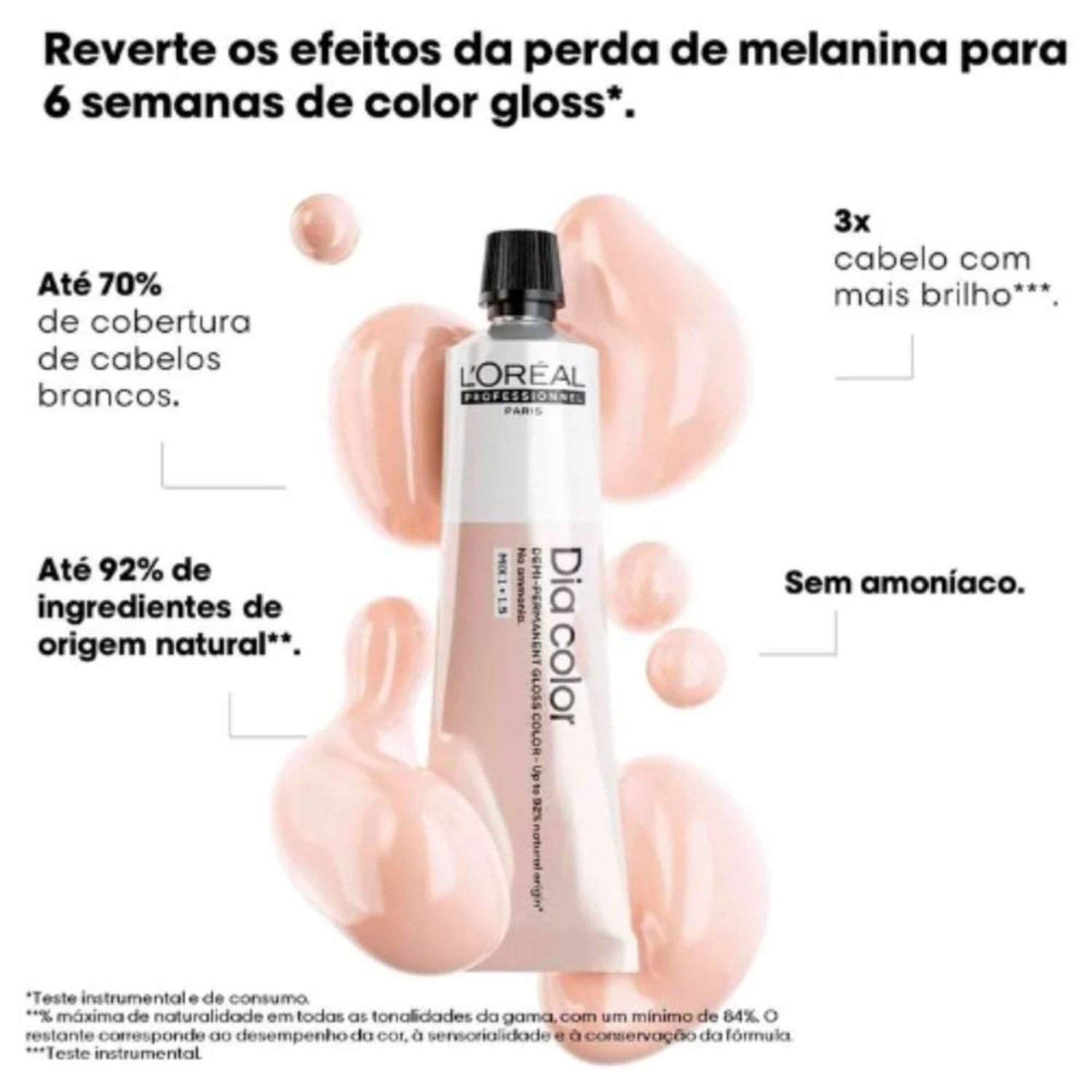 Miniatura L'Oréal Professionnel Dia Color 7.8 Louro Marrom - Tonalizante 60g