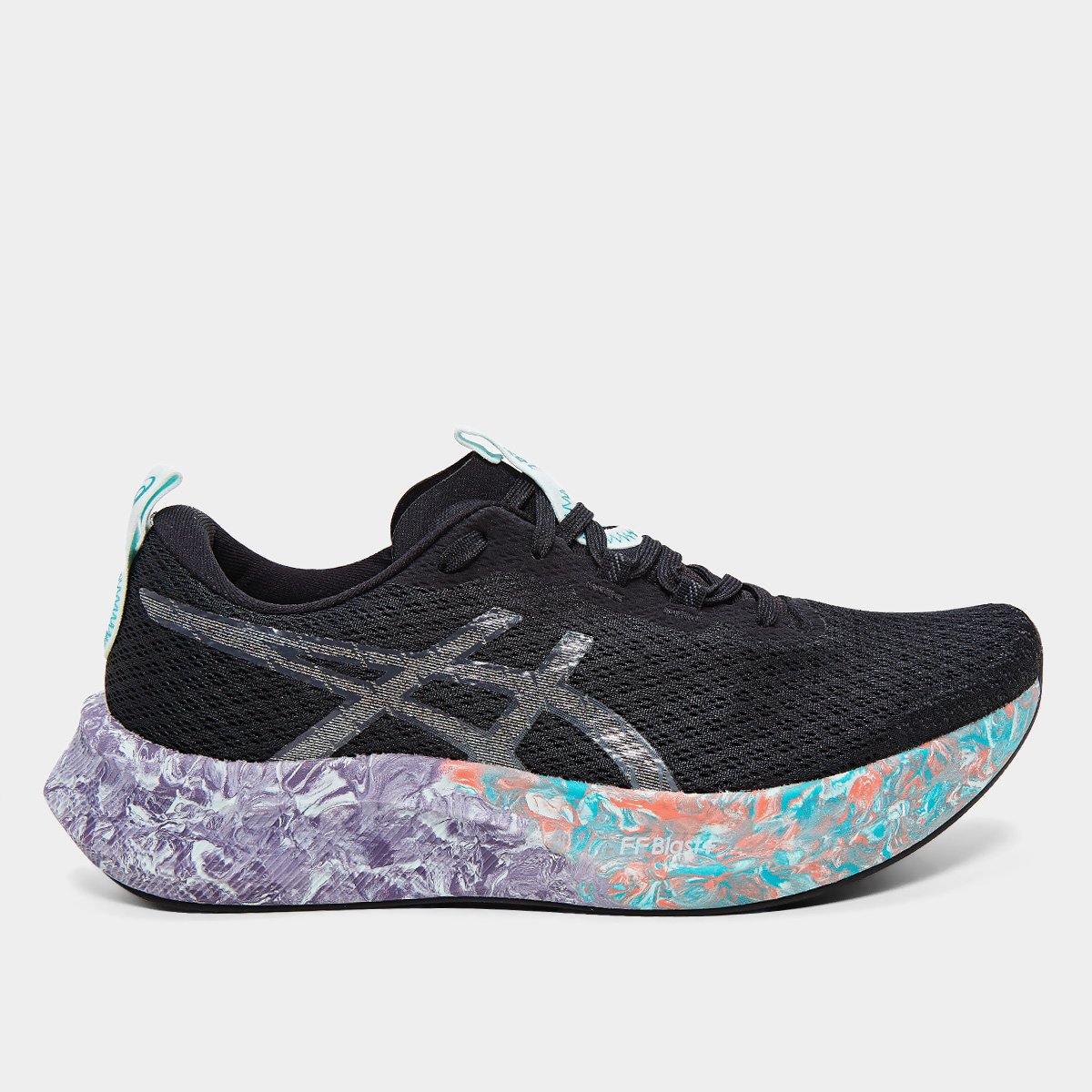 Miniatura Tênis Asics Noosa Tri 16 Masculino Preto+Azul claro - 39