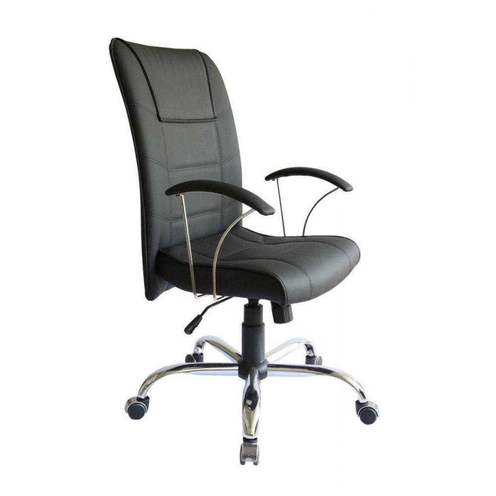 Miniatura Cadeira Presidente Ergonômica Linha Vivara Preto