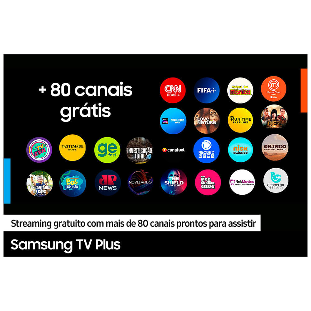 Samsung Smart TV 43" Polegadas UHD 4K 43DU7700 2024 - UN43DU7700GXZD Bivolt