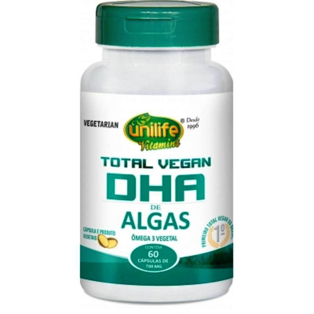 Miniatura Ômega 3 Total Vegan DHA de Algas 60 Capsulas 700 mg