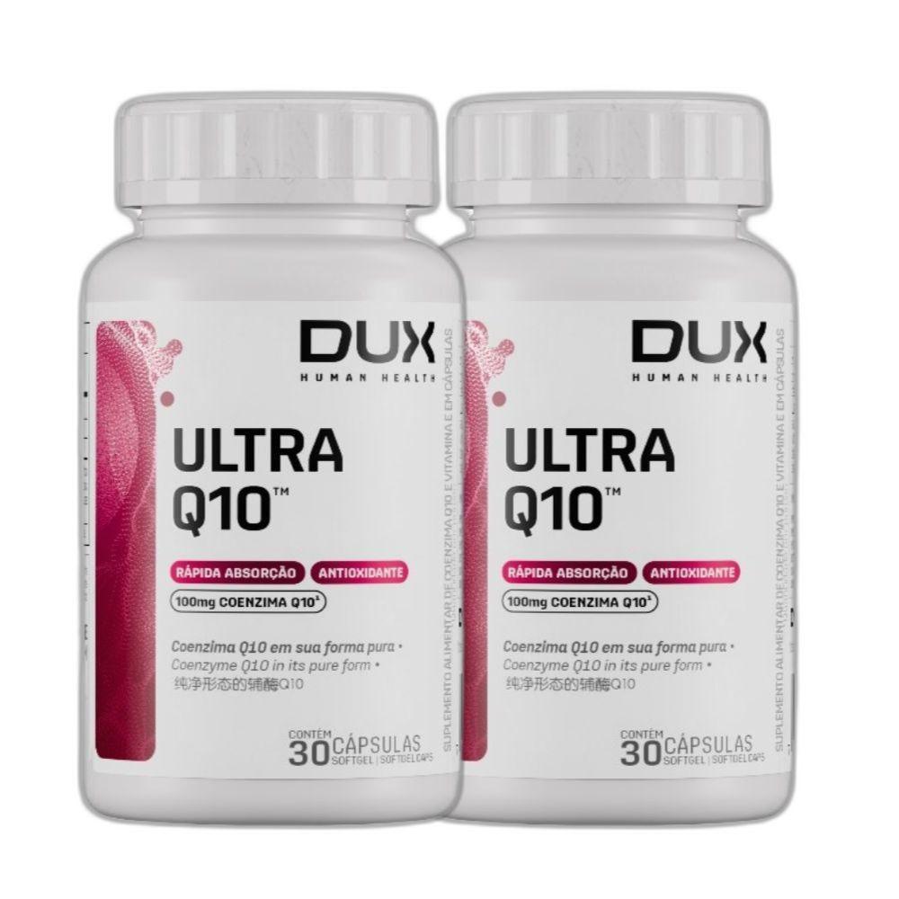 Miniatura Kit 2X Coenzima Q10 Ubiquinona Vitamina E 100 Mg 30 Caps Dux