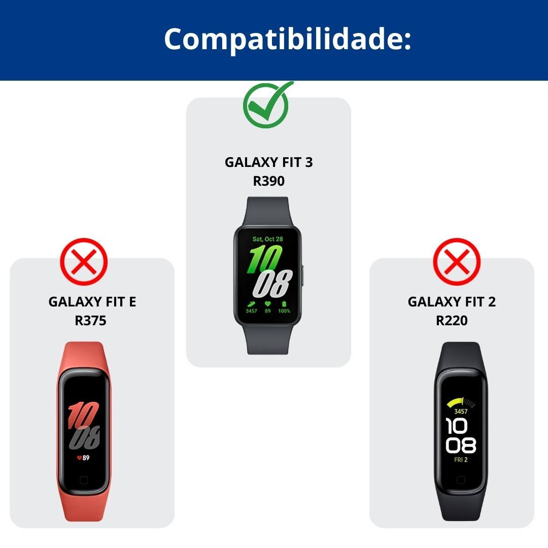 Pulseira Para Galaxy Fit 3 - Silicone Sport + Película