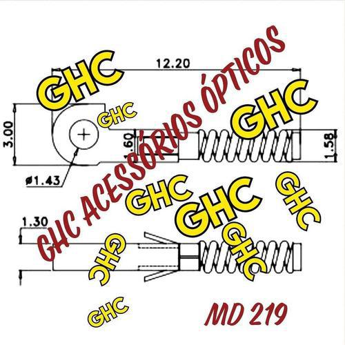Miniatura Mola Muito Utiliza Conserto Haste Óculos Md 219 - 100 Unid.