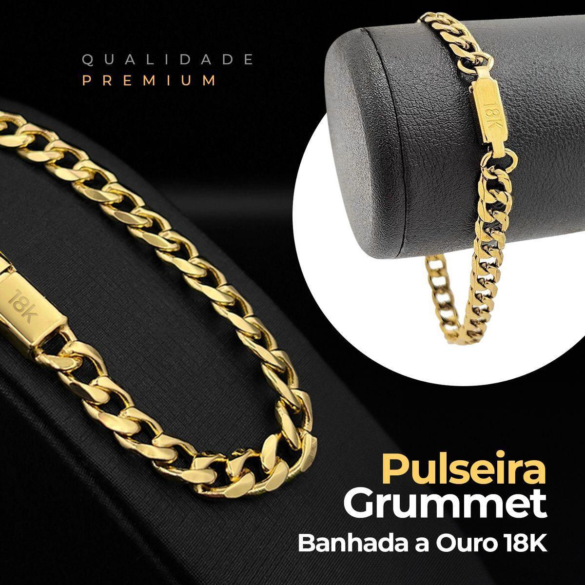 Miniatura Relógio Masculino Banhado A Ouro + Cordão + Pingente Cruz +
