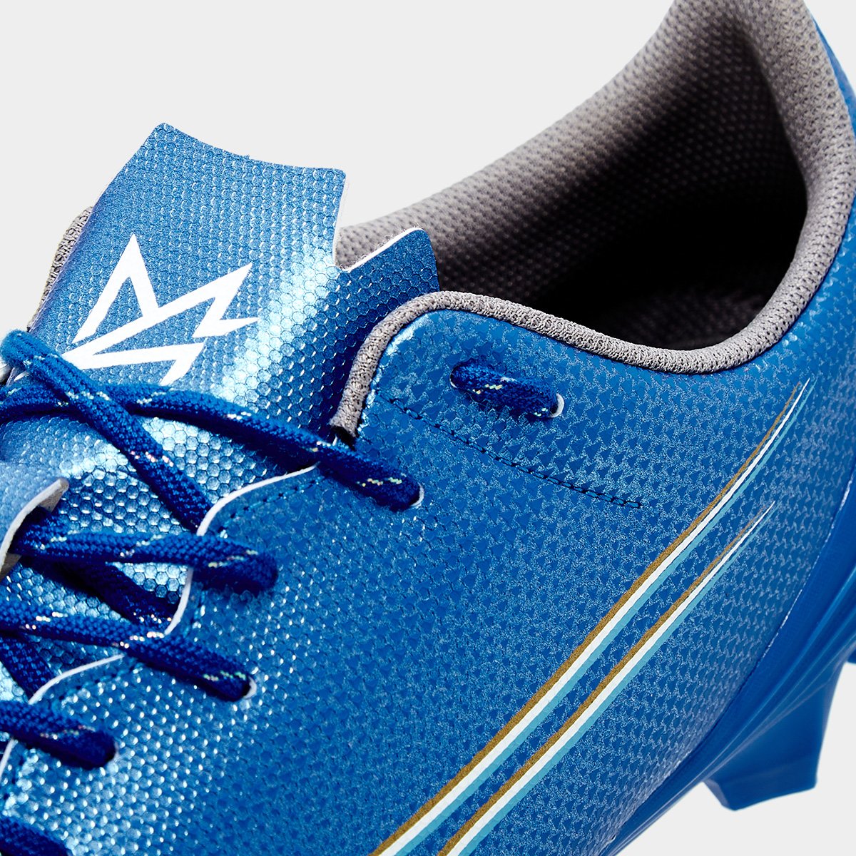 Chuteira Campo A Mizuno Select Unissex Azul+Branco - 38