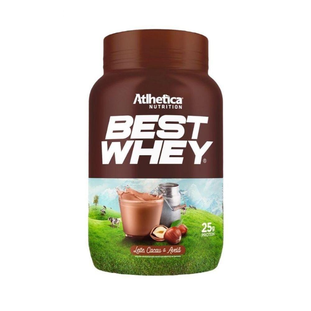 Miniatura Best Whey 900g Sabor Leite, Cacau E Avelã
