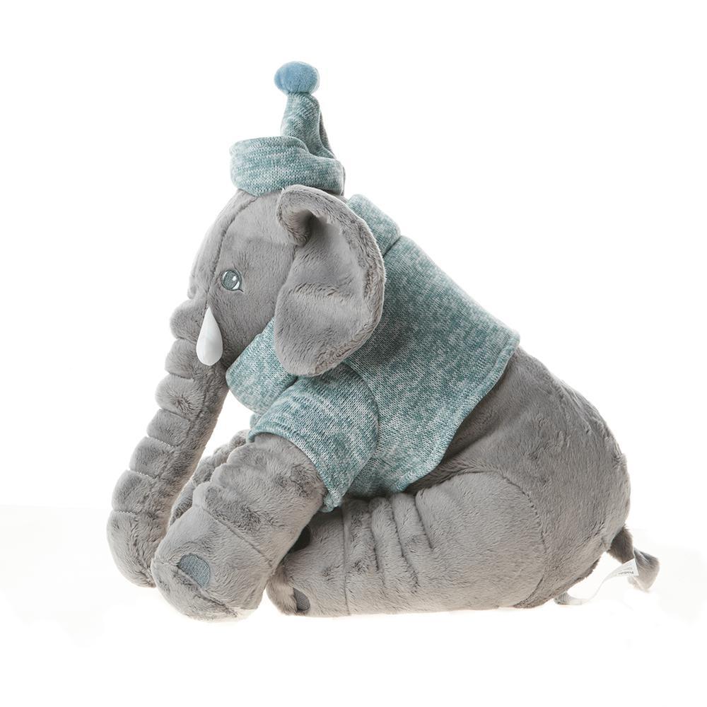 Miniatura Elefante Baby Buguinha Boy 34Cm Verde/Cinza - Bup Baby