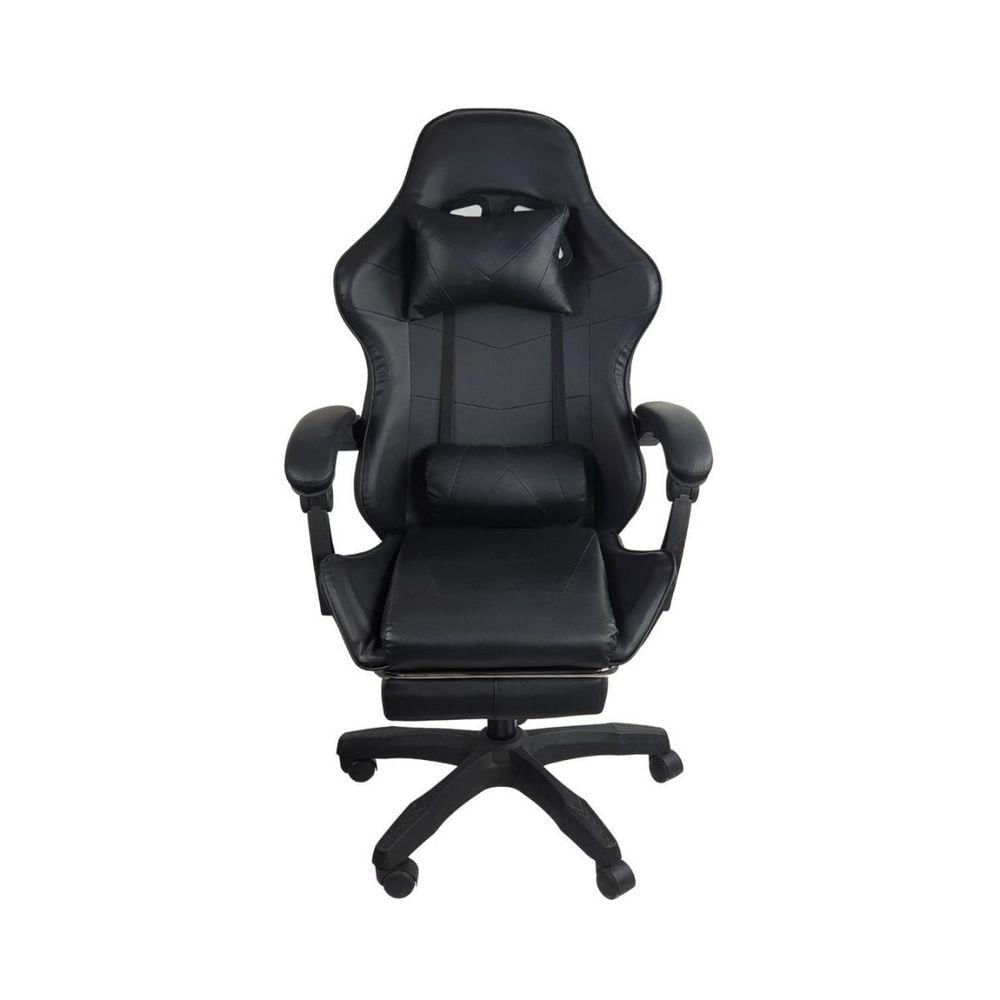 Cadeira Gamer Stillus Ergonômica Com Apoio Para Os Pés Preto