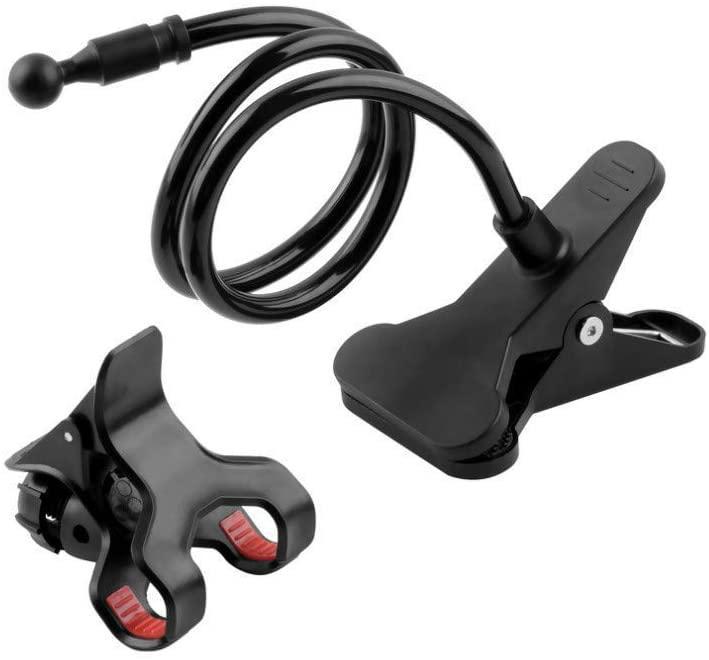 Miniatura Suporte Celular/Mesa/Escritório-Articulado Garra Preto