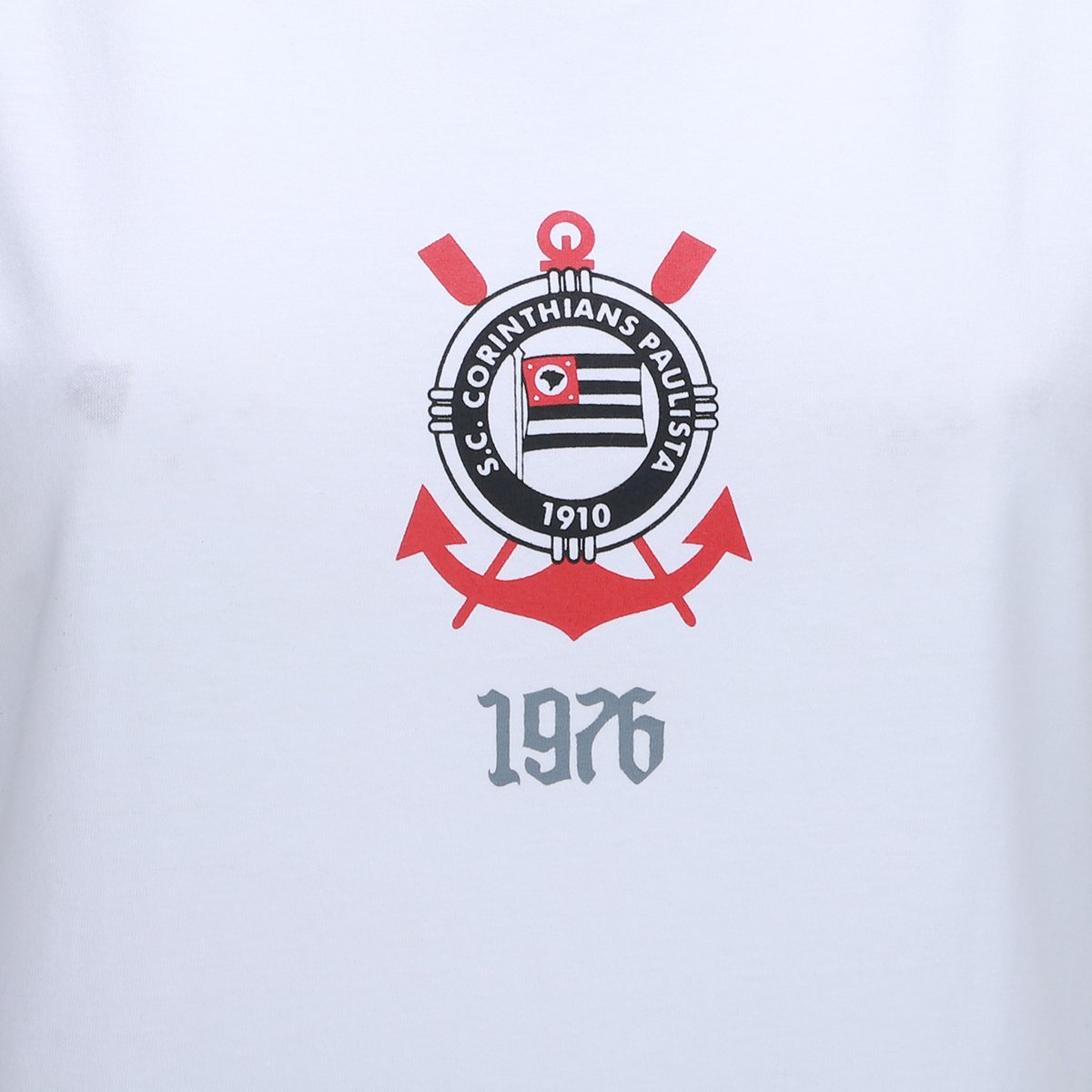 Miniatura Camiseta Corinthians Feminina Branco - G