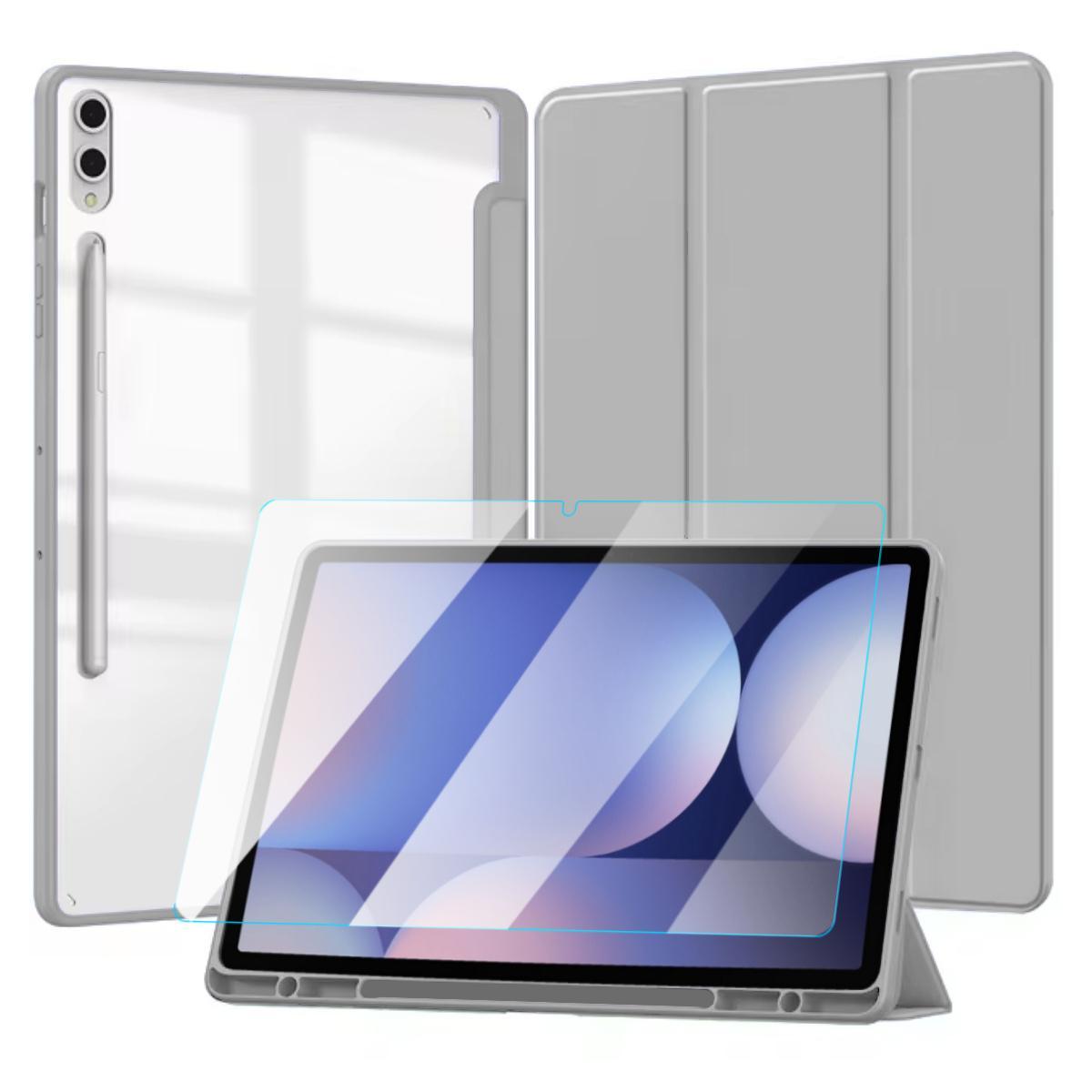 Miniatura Capinha Acrílico Para Samsung S10+ 12.4 X825 X820 + Película