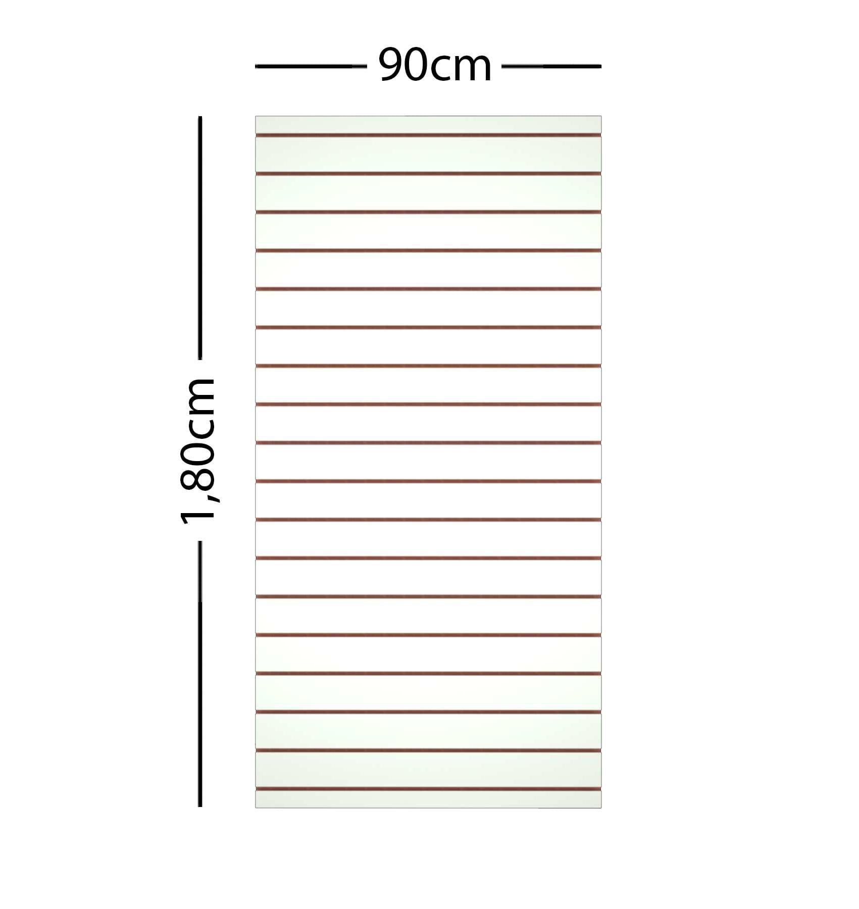 Miniatura Painel Canaletado Branco Mdf 18Mm 90Cmx180Cm