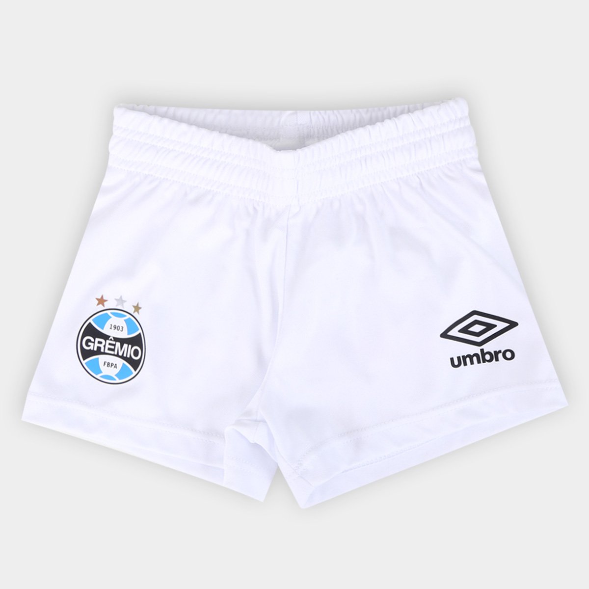 Miniatura Kit Camisa Grêmio Infantil II 24/25 s/n° Torcedor Umbro + Calção Grêmio Infantil Branco+Azul - 1A