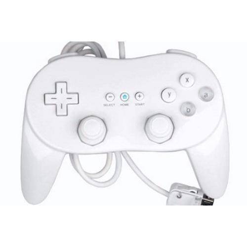 Miniatura Controle Nintendo Wii Classic Controller Pro Cor Branca