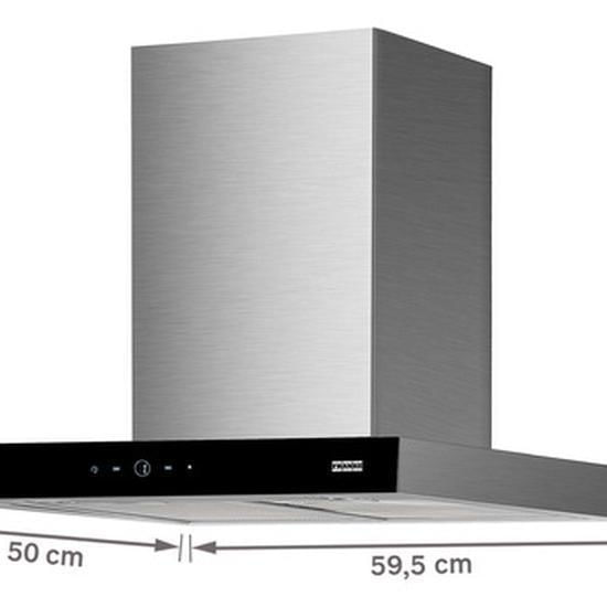 Miniatura Coifa De Parede 60Cm Preto Inox Touch Control 220V - Franke