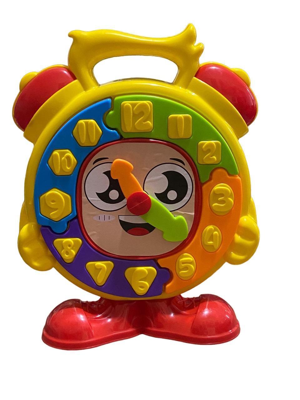 Miniatura Brinquedo Relógio Colorido Criança Infantil Bebê Didático