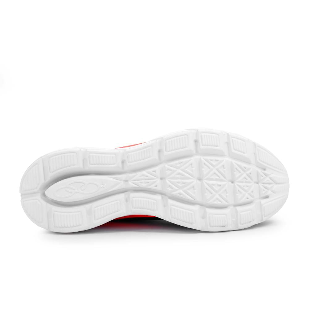 Miniatura Tênis Olympikus Perfect 3 Masculino + 3 Pares de Meias Preto / Vermelho - 39