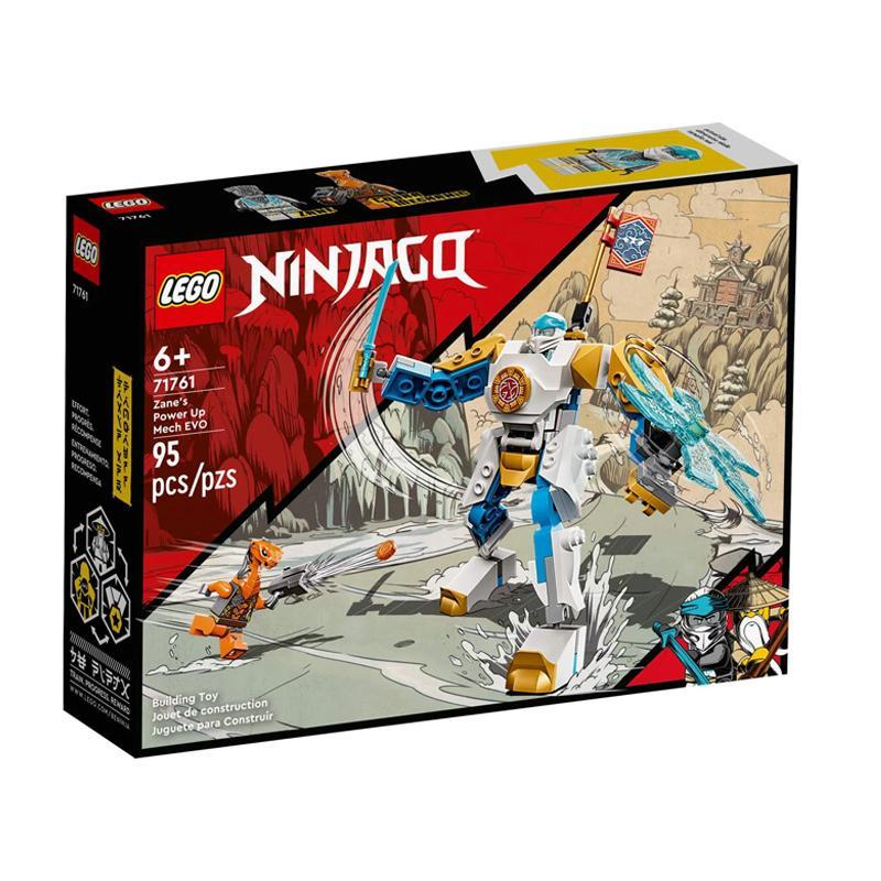 Miniatura Lego Ninjago Robô Power Up Evo Do Zane 71761 - 95 Peças