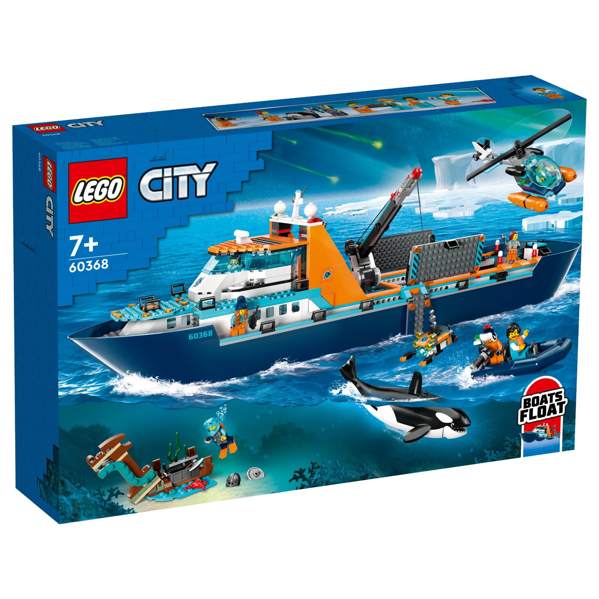 Miniatura LEGO City - Navio de Exploração Ártica