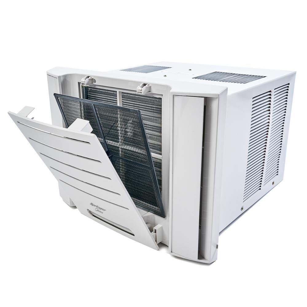 Miniatura Ar Condicionado De Janela Midea 10.000 Btu/h Frio Monofásico Eletrônico Branco QCK108RB 110V