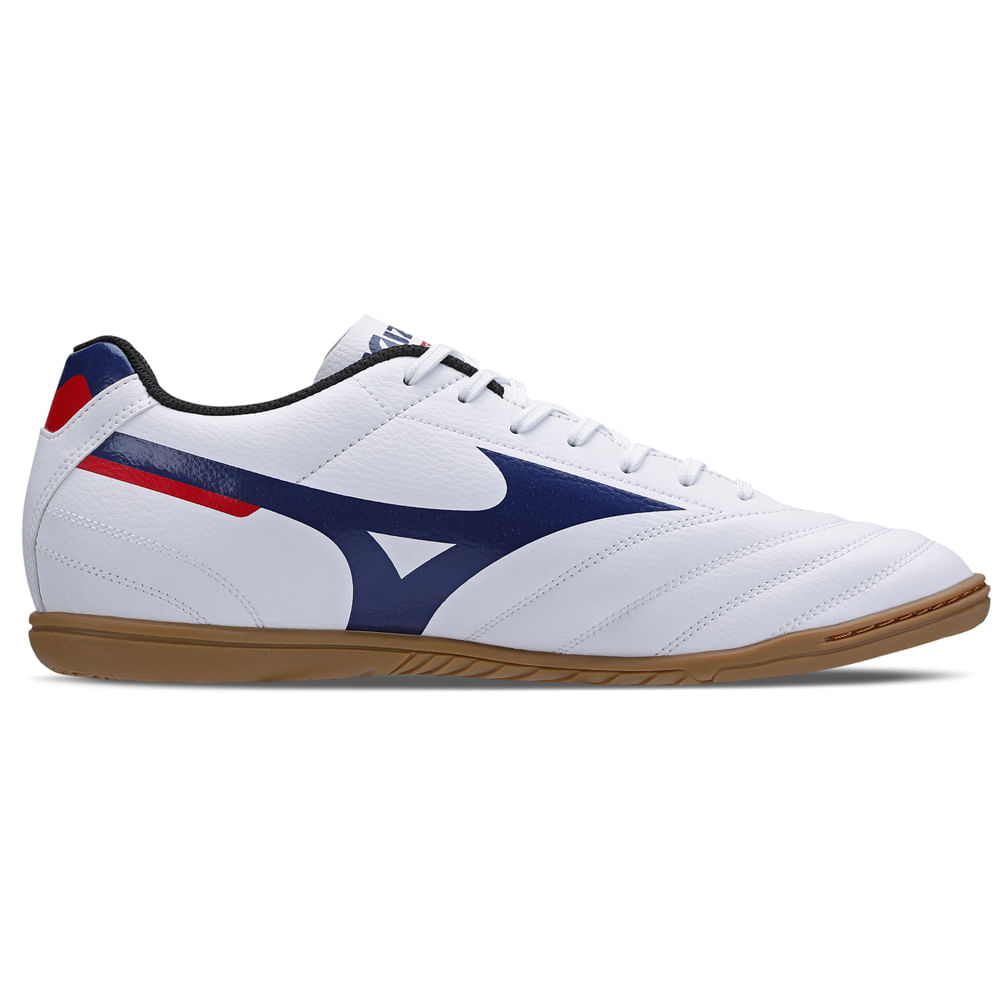 Miniatura Chuteira Futsal Masculina Mizuno Morelia Club IN 38 Branco