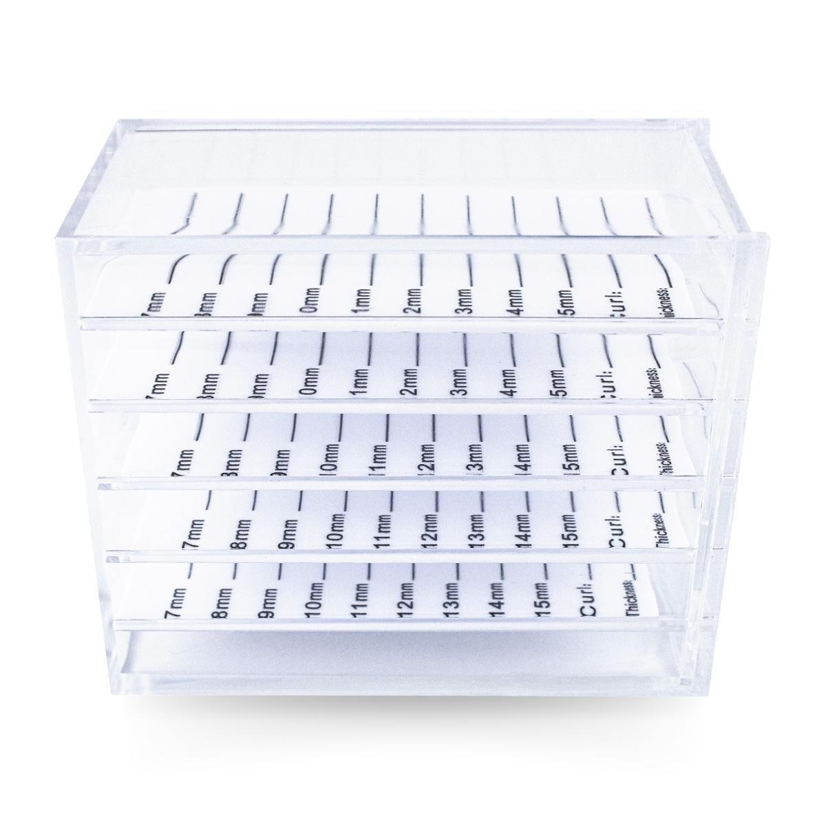 Miniatura Lash Box Acrílica Organizadora Cílios Extensão Alongamento