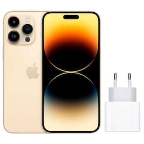 Miniatura Apple iPhone 14 Pro Max 1TB Dourado + Carregador Apple USB-C de 20W