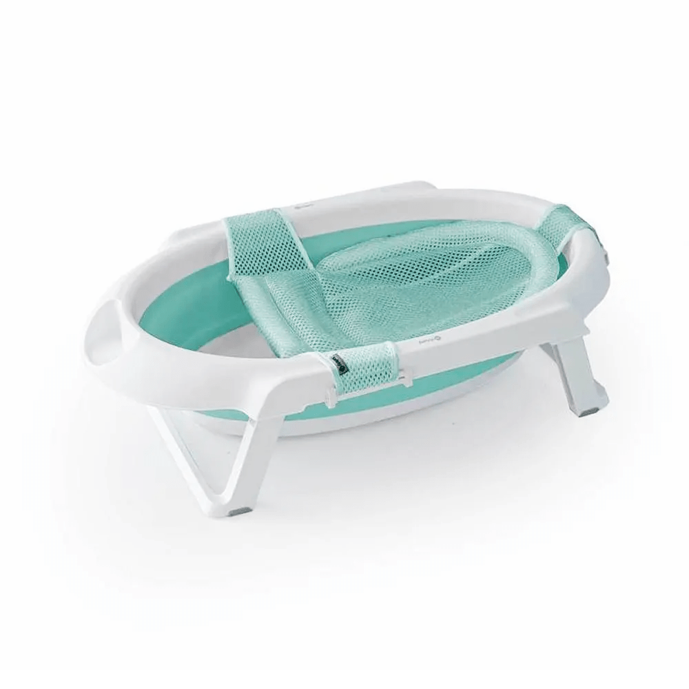 Miniatura Banheira Infantil com Suporte Smile Aqua Green - Safety 1st