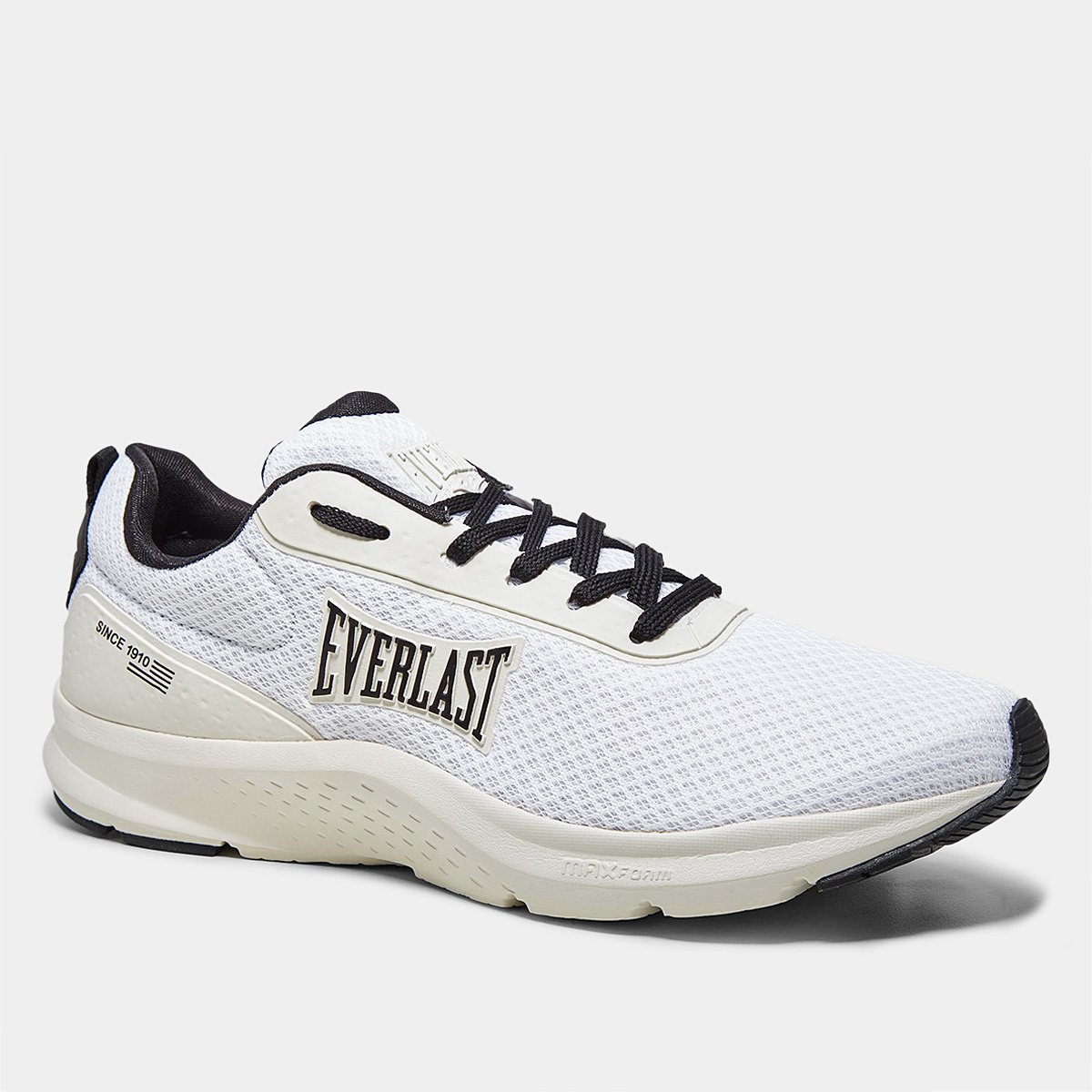 Miniatura Tênis Everlast Racer Masculino Off White+Preto - 38