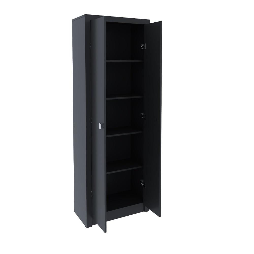Miniatura Armário para Escritório 2 Portas Preto