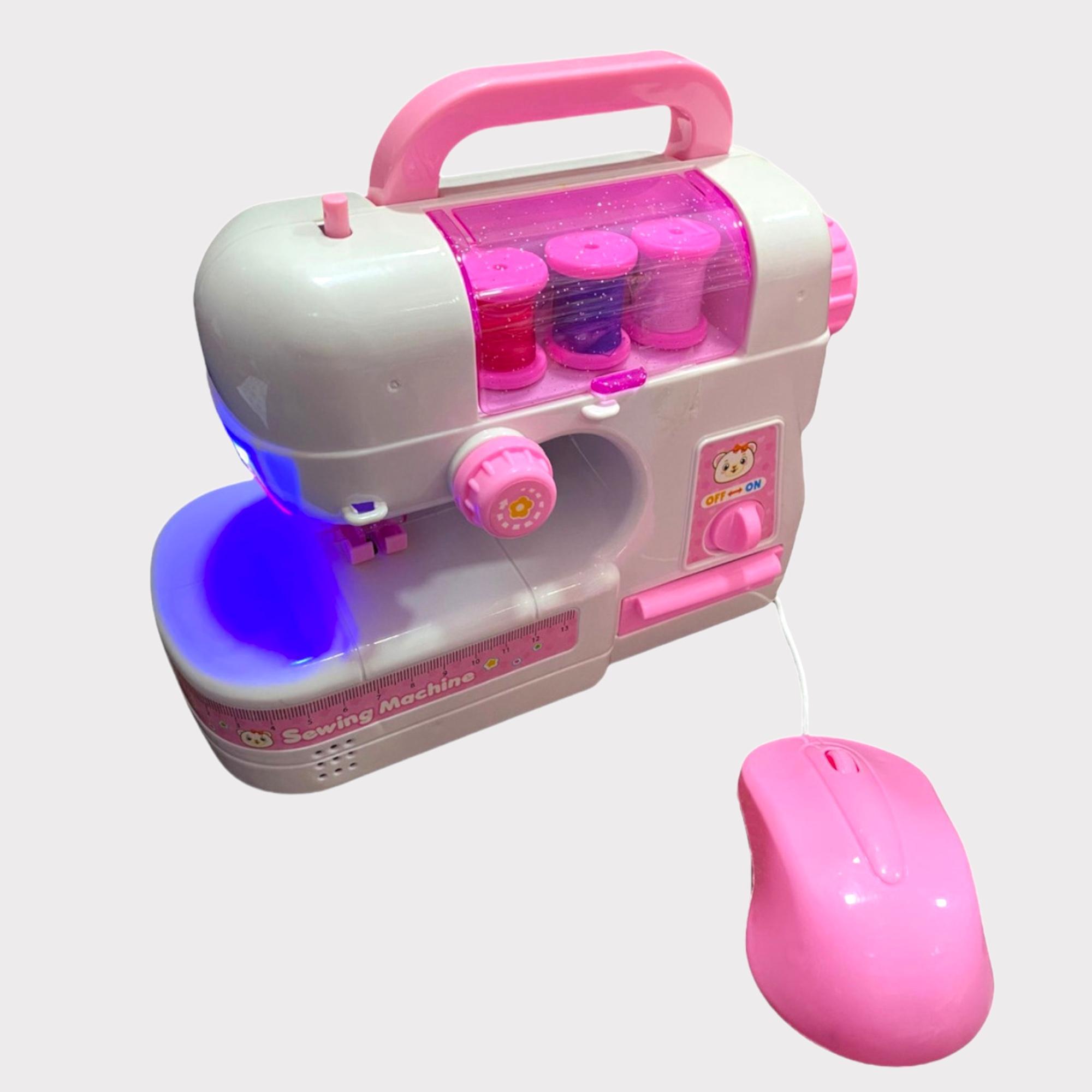 Miniatura Brinquedo Maquina De Costura Infantil Conjunto Mini Ateliê