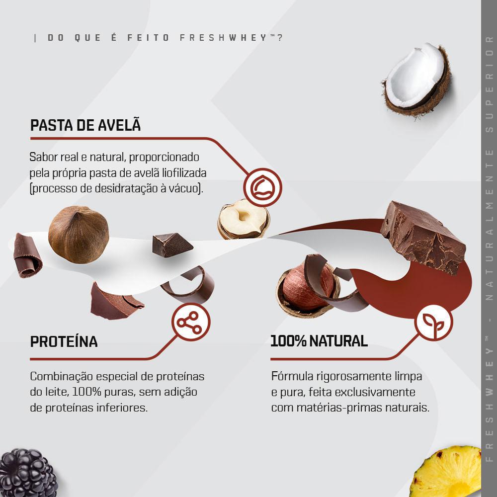 Miniatura Whey Protein Freshwhey Dux Nutrition Chocolate E Avelã 450g