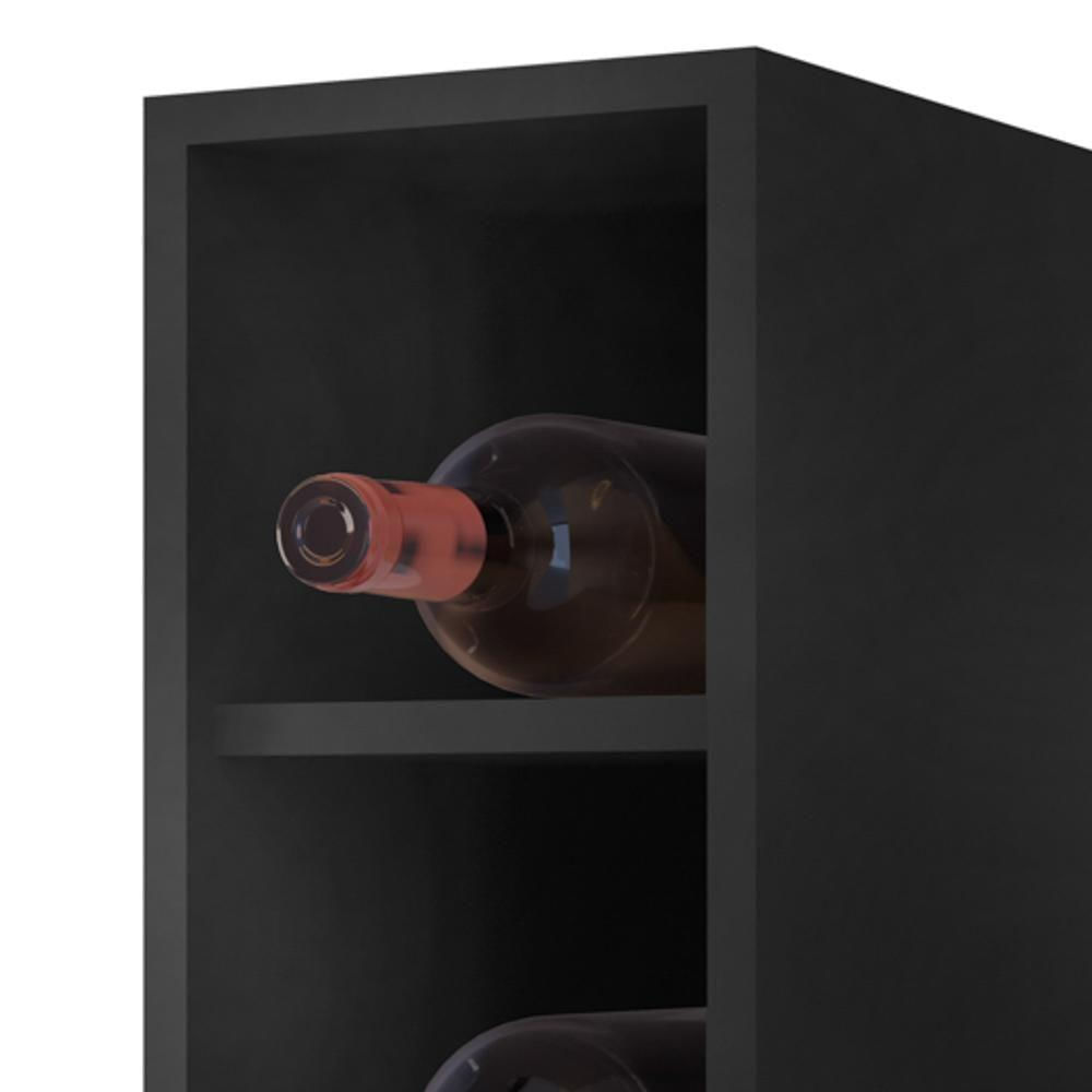 Miniatura Nicho Aéreo Adega Vertical 20cm Riad Preto - Lumil