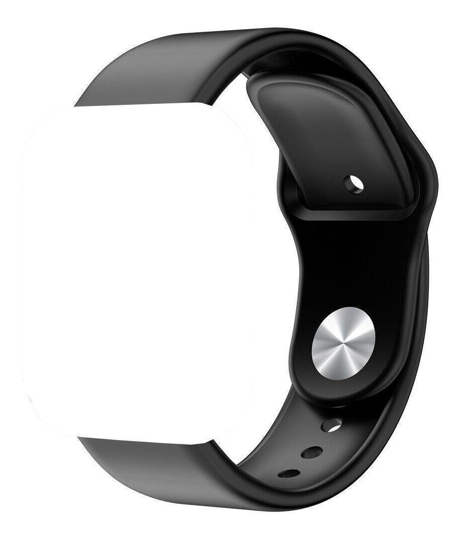 Miniatura Pulseira D13, D18, D20, D28, Y68, Silicone Preto