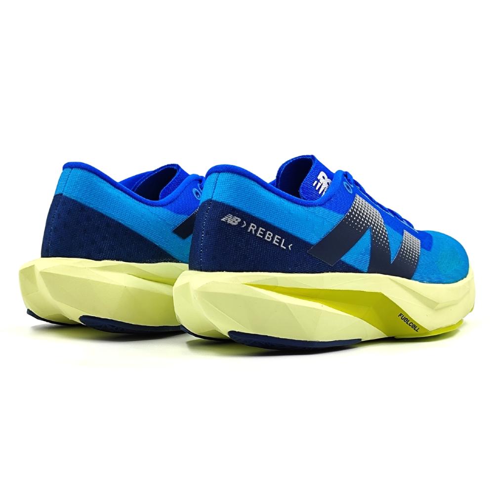 Miniatura Tênis New Balance FuelCell Rebel V4 Feminino AZUL/VERDE - 34