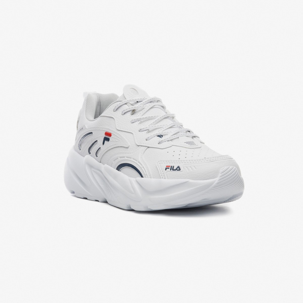 Miniatura Tênis Fila Street Fit 2 Feminino Branco+Marinho - 37