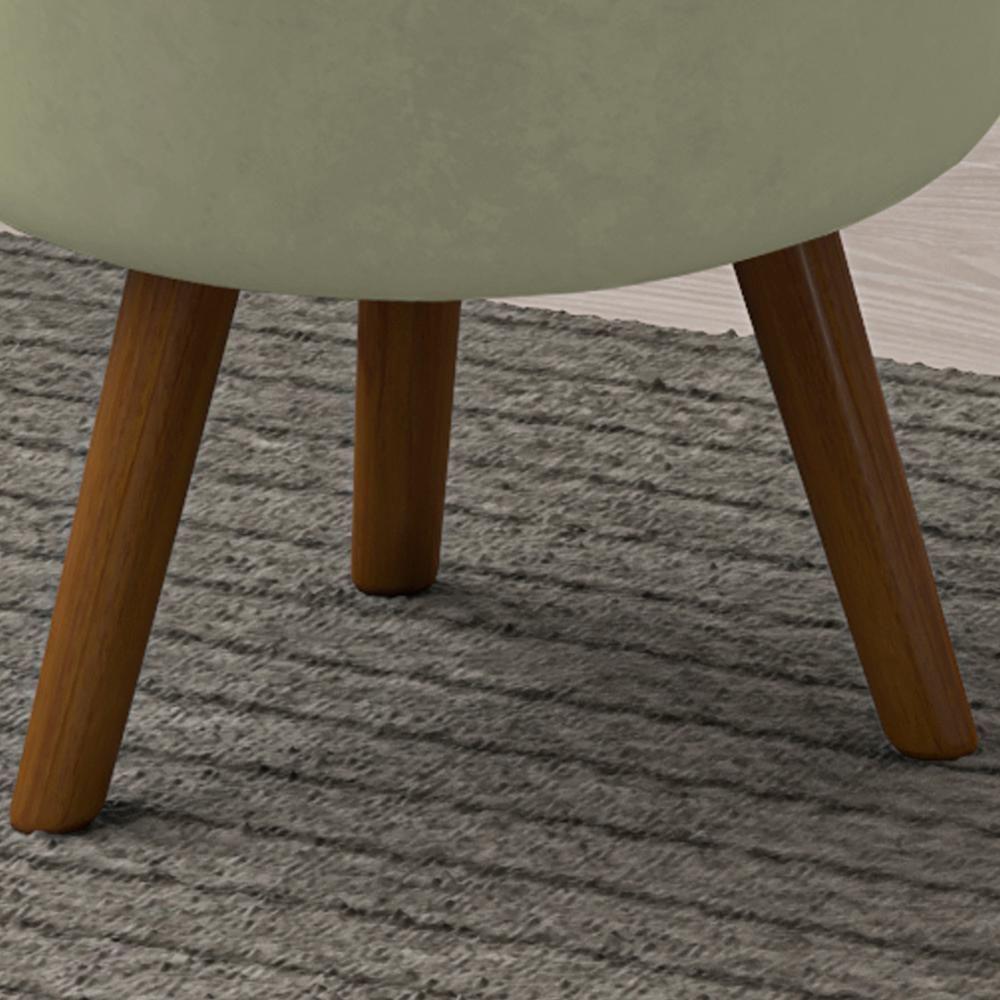 Puff Puf Para Sala Pes Palito Small Veludo Sl 940 Peer Sl 940