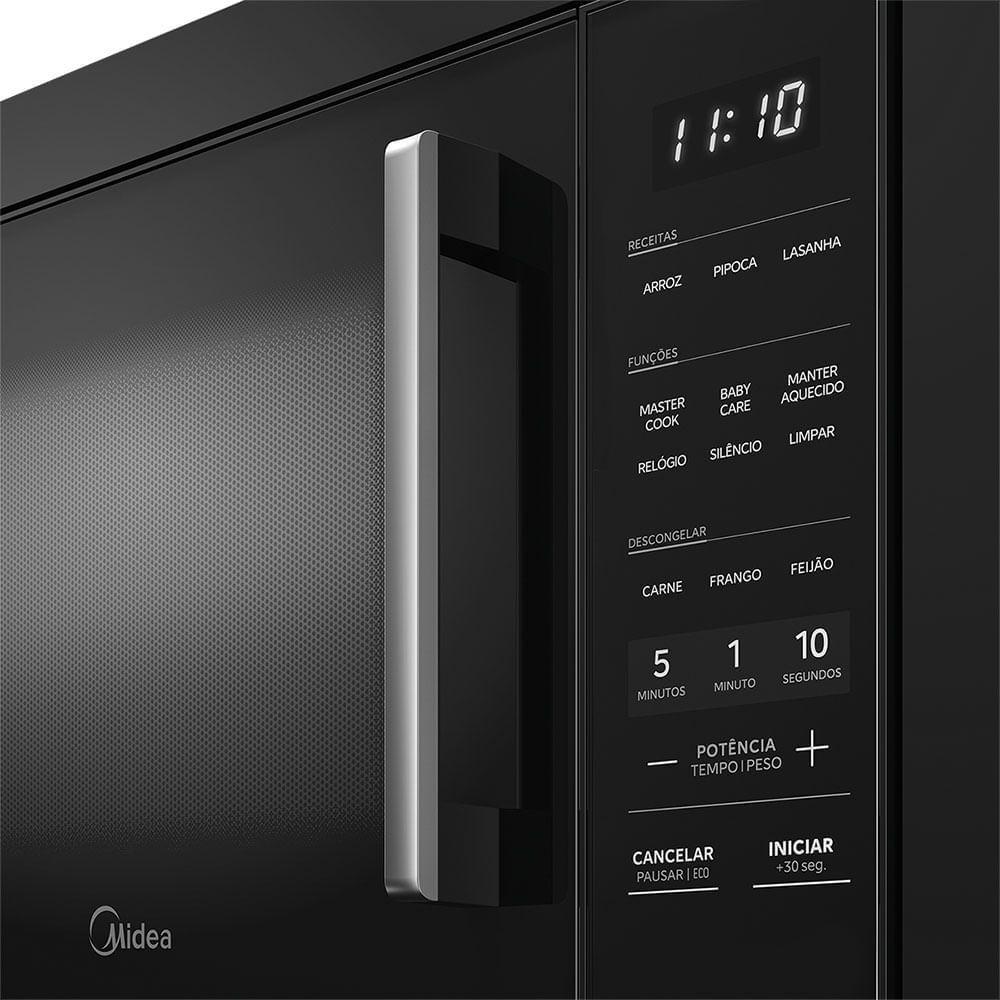 Micro-ondas De Embutir 35L Touch Preto Midea MGB35T2 220V
