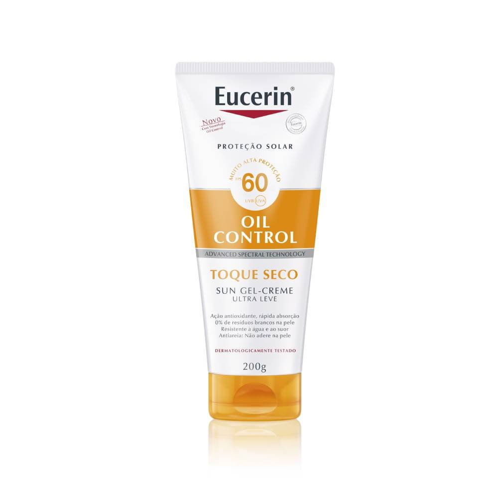 Miniatura Protetor Solar Corporal Eucerin Sun Oil Control Gel-creme Toque Seco Fps60 200g