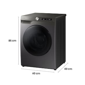 Lava e Seca Samsung 13Kg Smart WD13T504 3 em 1 com Ecobubble e AirWash - Inox 110V