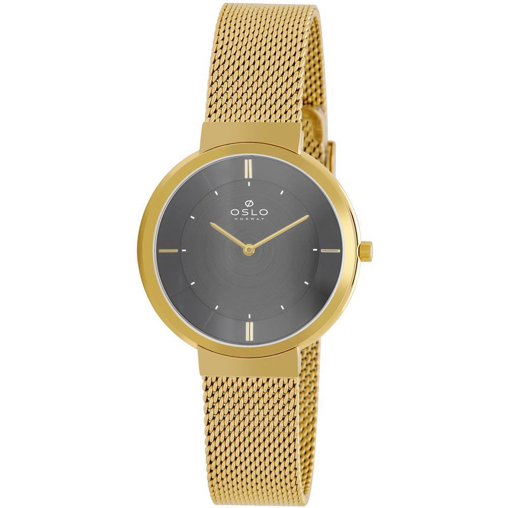 Miniatura Relógio Oslo Feminino Ref: Ofgsss9T0029 G1Kx Slim Dourado